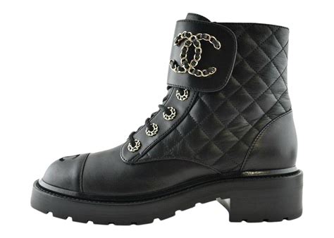 black on black chanel|chanel black boots.